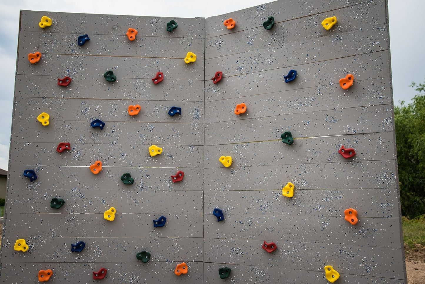 Rock Climbing Holds for Kids, Deluxe Extra Large Climbing Rocks with Mounting Hardware - DIY Rock Wall Indoor & Outdoor Playground Accessories Wall Climbing Kit - Ages 3+