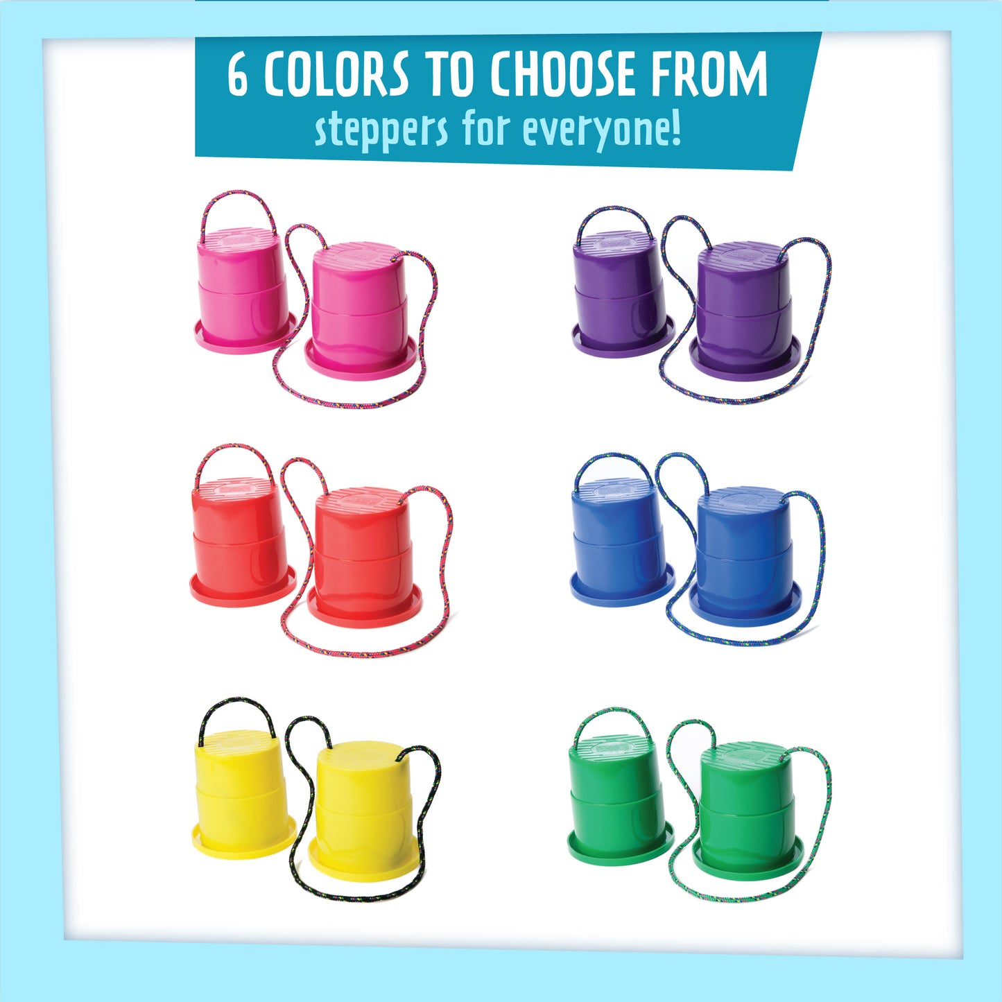 EZ Can Steppers Balance Stepping Stones for Kids - Sensory Toys and Obstacle Course for Kids