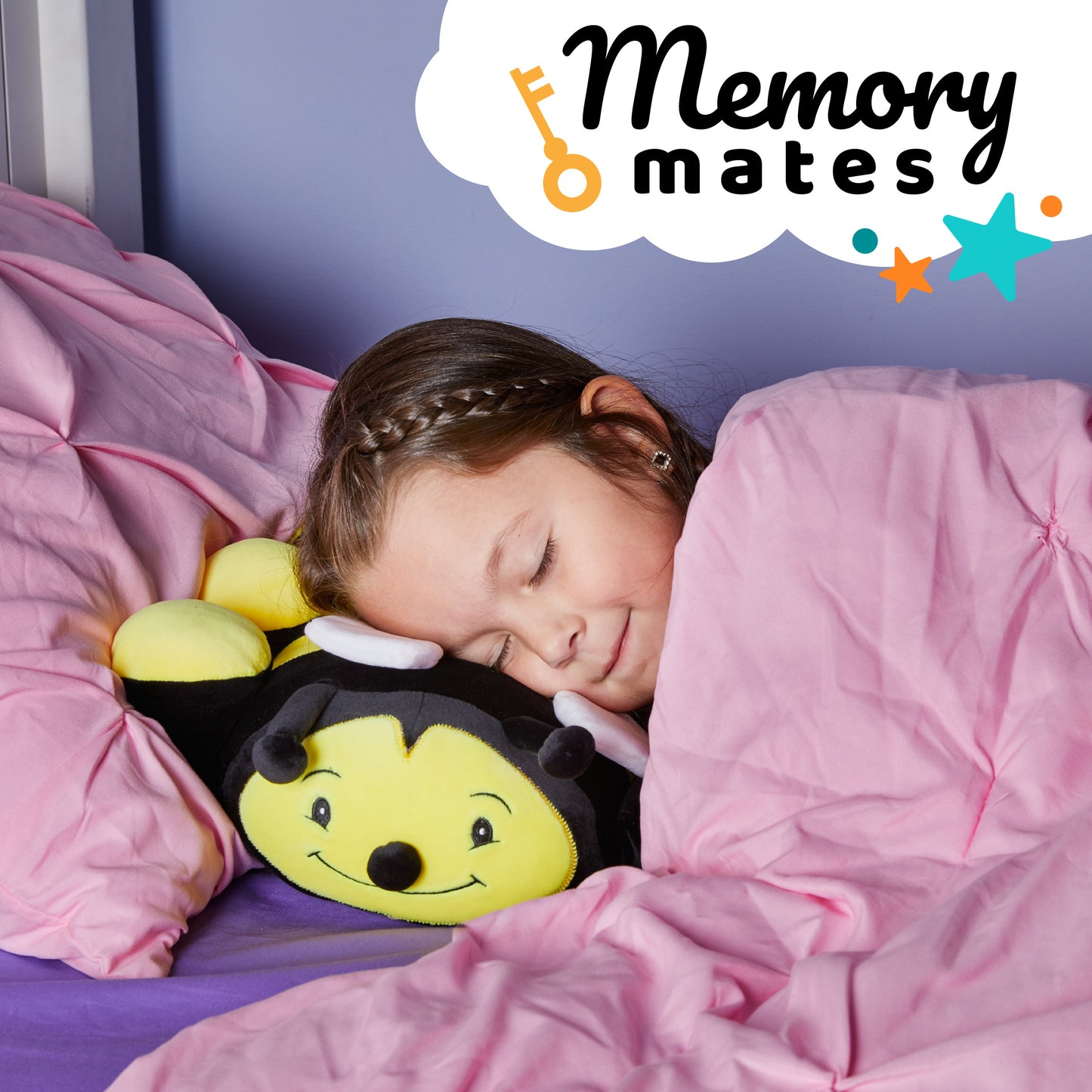 Buzz The Bumble Bee Memory Foam Pillow Plush,15” Stuffed Animal