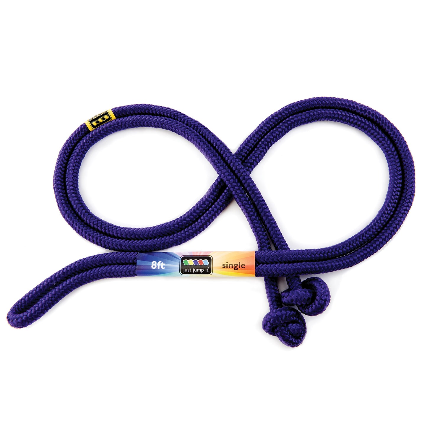 8' Foot Single Jump Rope for Kids Women and Men - Active Outdoor Youth Fitness Excersing Equipment - Braided Nylon Gym Accessories