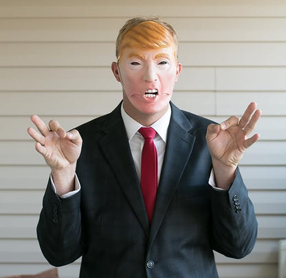 Donald Trump Mask - Mouth Moves When You Talk - Funny Mask