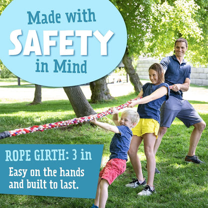 30’ Tug of War Battle Rope - Active Outdoor Fun for All Ages