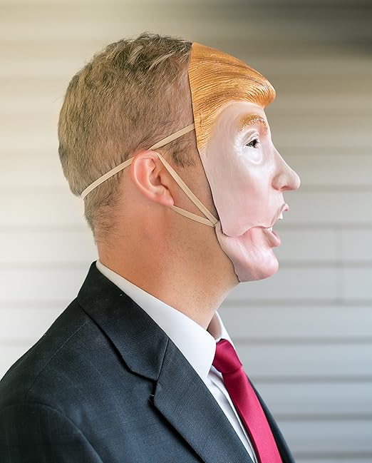 Donald Trump Mask - Mouth Moves When You Talk - Funny Mask