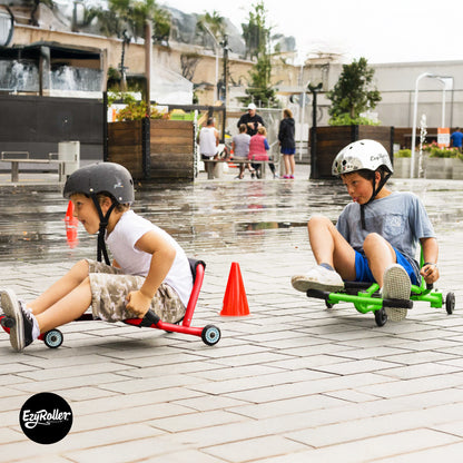 Mini - Ride On For Children Age 2 To 5 Years Old Twist on Classic Scooter - Kids Move using Right-Left Leg Movements To Push Foot bar - Fun Play & Exercise for Boys & Girls - Red