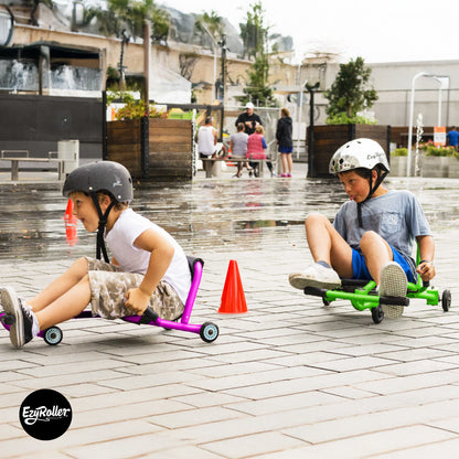 Mini - Ride On For Children Age 2 To 5 Years Old Twist on Classic Scooter - Kids Move using Right-Left Leg Movements To Push Foot bar - Fun Play & Exercise for Boys & Girls - Pink