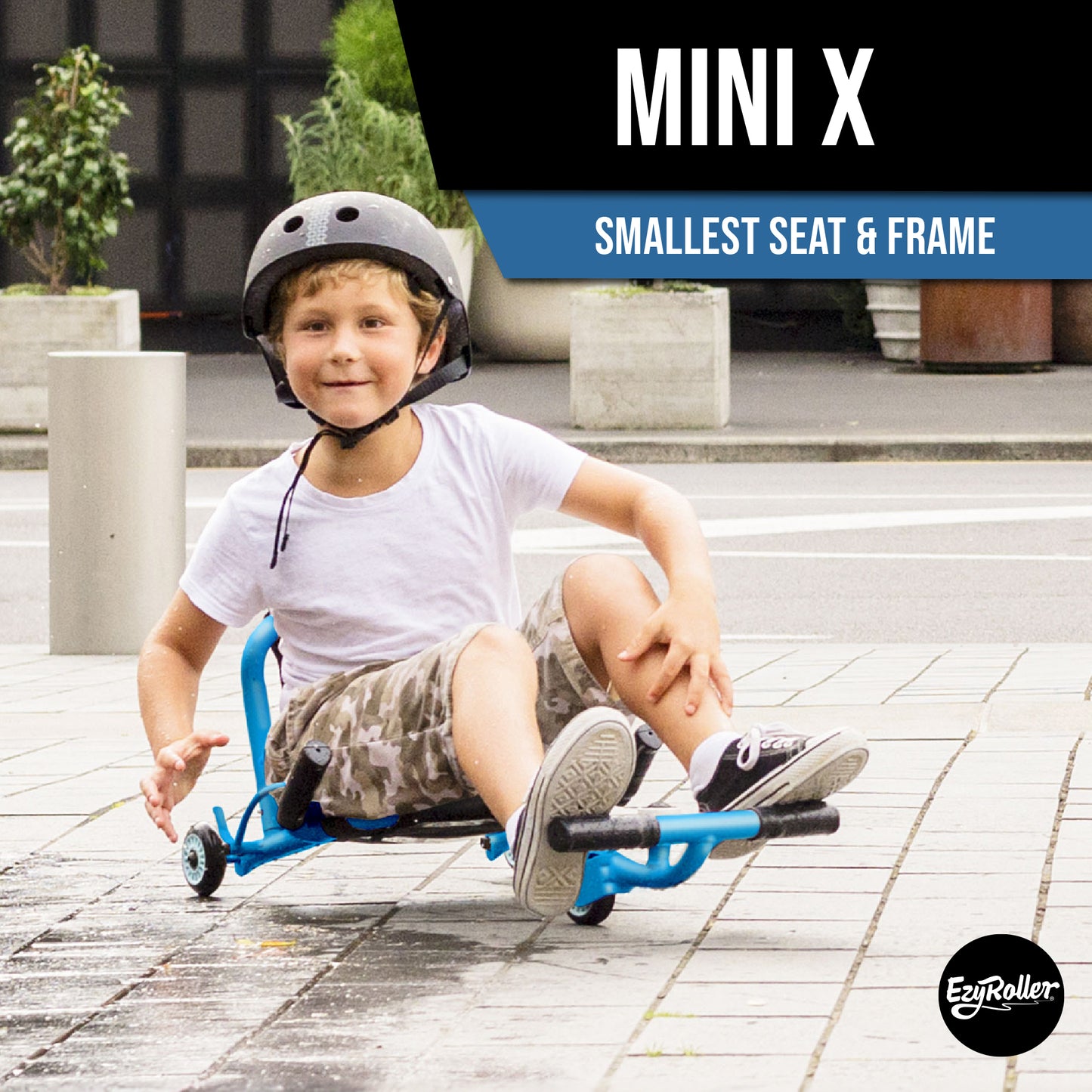 Mini - Ride On For Children Age 2 To 5 Years Old Twist on Classic Scooter - Kids Move using Right-Left Leg Movements To Push Foot bar - Fun Play & Exercise for Boys & G - Blue