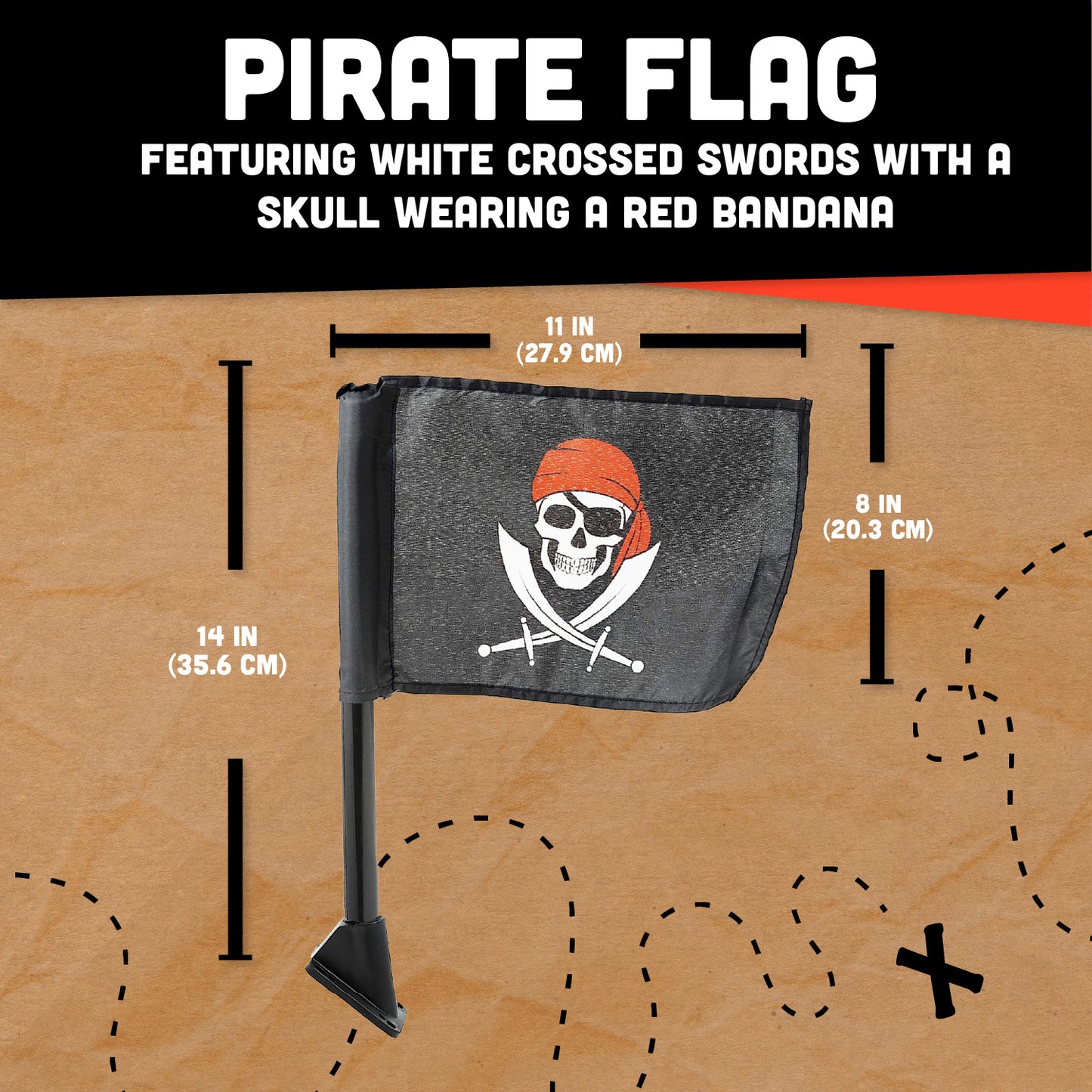 Pirate Flag Swing Set Accessory