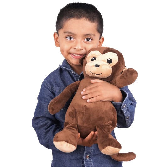 Cuddle Mates Monkey Stuffed Animal Plush Toy - 12 Inch