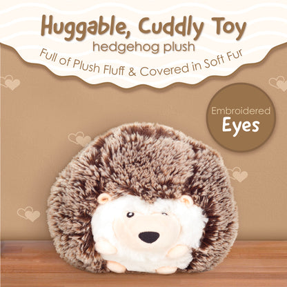 Cuddle Mates Hedgehog Stuffed Animal Plush Toy - 6 Inch