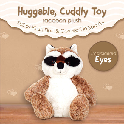 Cuddle Mates Raccoon Stuffed Animal Plush Toy - 11 Inch