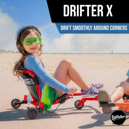 New Drifter Pro-X Ride on Toy for Kids or Adults, Ages 10 and Older Up to 200 lbs - Red