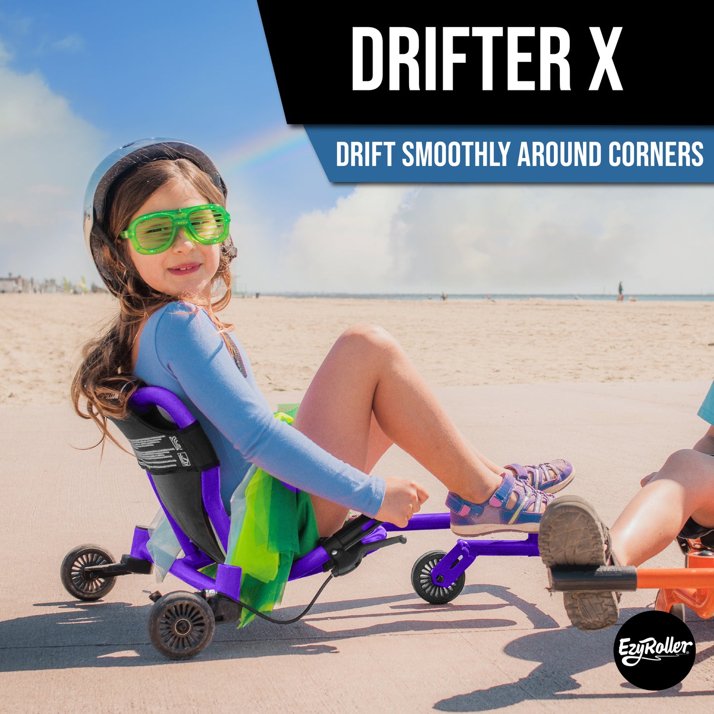 New Drifter-X Ride on Toy for Ages 6 and Older, Up to 150lbs.- Purple