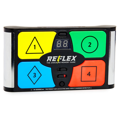 Reflex Shocking Memory Game - Electronic Memory Game for Kids and Adults with 3 Game Modes, 5 Levels, and Shock On/Off Switch