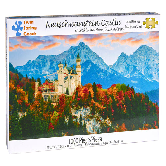 Neuschwanstein Castle Twin Spring Goods 1000 Piece Jigsaw Puzzle 1,000 pcs