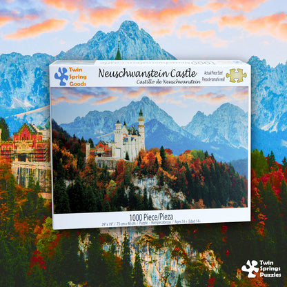 Neuschwanstein Castle Twin Spring Goods 1000 Piece Jigsaw Puzzle 1,000 pcs