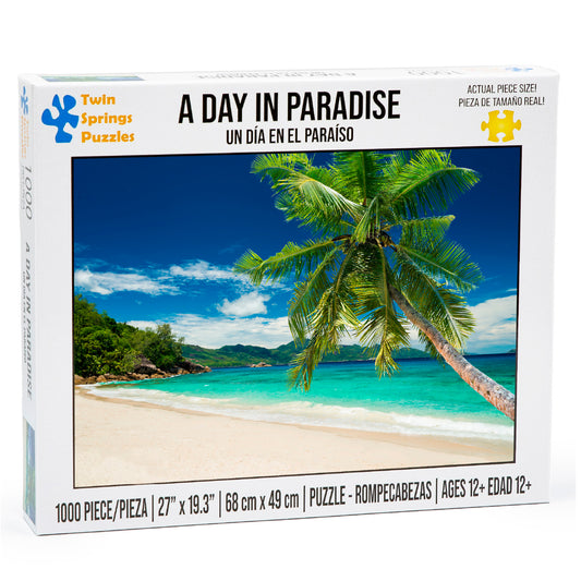 A Day in Paradise Twin Spring Goods 1000 Piece Jigsaw Puzzle 1,000 pcs