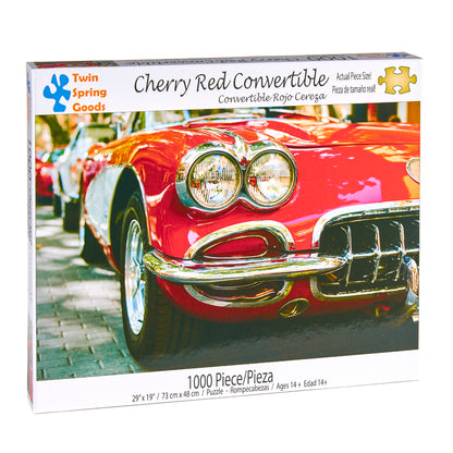 Cherry Red Convertible Twin Spring Goods 1000 Piece Jigsaw Puzzle 1,000 pcs