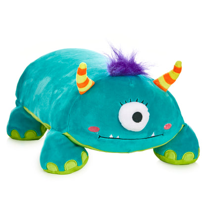 Tasha The One-Eyed Monster Memory Foam Pillow Plush,15” Stuffed Animal