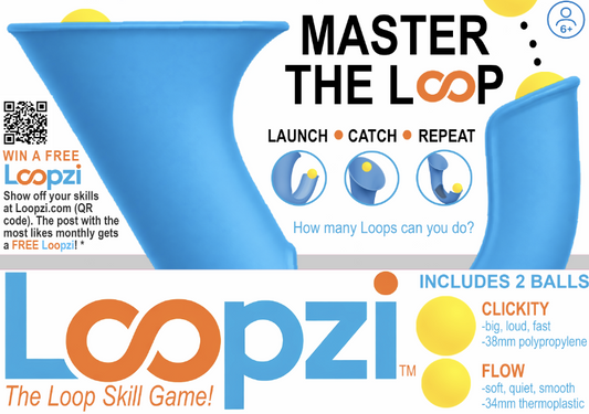 LoopZi™ The Original Skill Toy - Master the loop | Catch - Launch - Repeat with Style