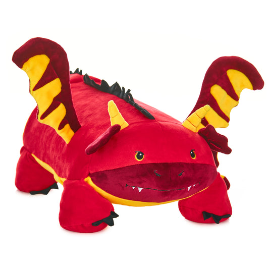 Jax The Red Dragon Memory Foam Pillow Plush,15” Stuffed Animal