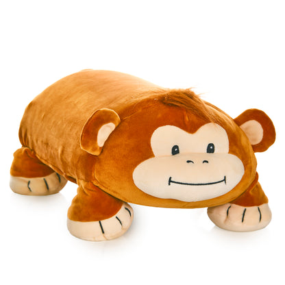 Jesi The Monkey Memory Foam Pillow Plush,15” Stuffed Animal