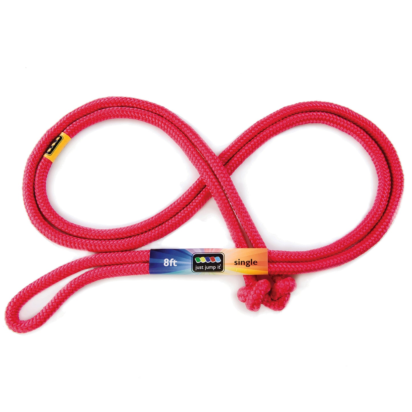 8' Foot Single Jump Rope for Kids Women and Men - Active Outdoor Youth Fitness Excersing Equipment - Braided Nylon Gym Accessories